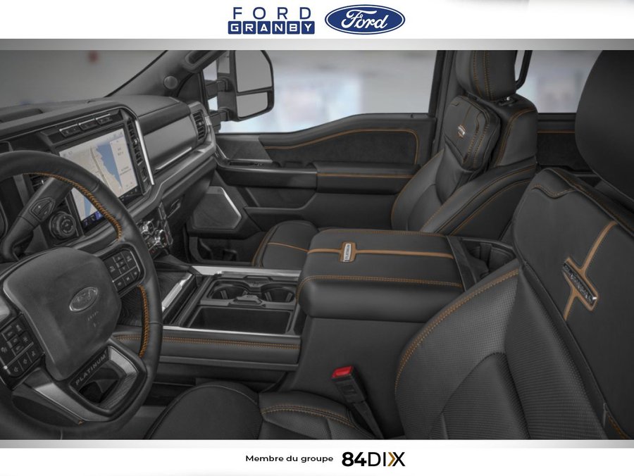 Ford SUPER DUTY F-250 SRW Platinum cabine 6 places 4RM caisse de 8 pi 2026 Blanc