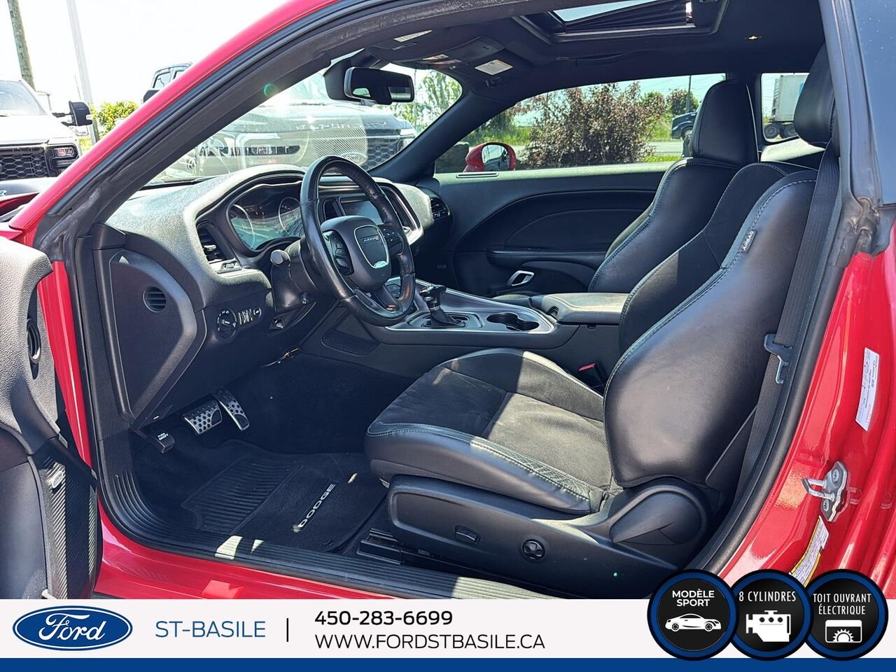 2017 DODGE CHALLENGER Red Saint-Basile-le-Grand - photo #13