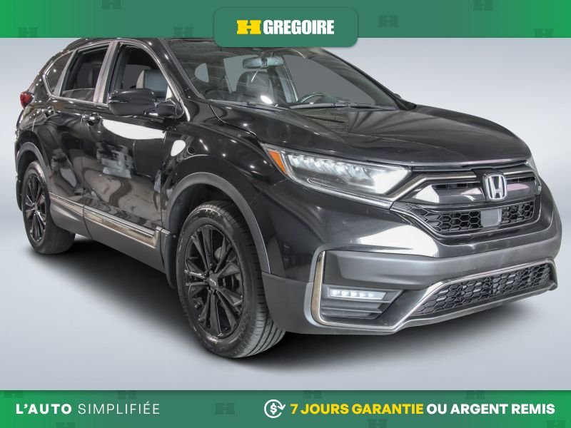 Honda CRV 821158 | Black Edition AWD AUTO A/C MAGS CUIR TOIT NAV CAM 2021 Noir Laval - photo #0