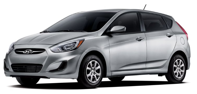 Hyundai Accent Voiture à hayon, 5 portes, boîte manuelle GL 2014 Gris
