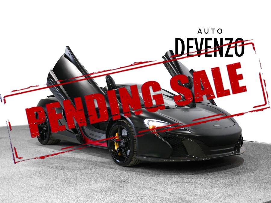 McLaren 650s Spider 3.8L V8 Twin-Turbo 2016 2016 Noir