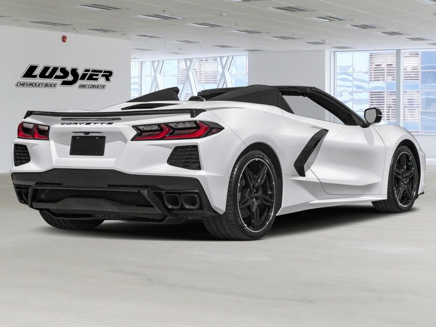 Chevrolet Corvette Stingray cabriolet 2 portes avec 2LT 2025 Blanc arctique