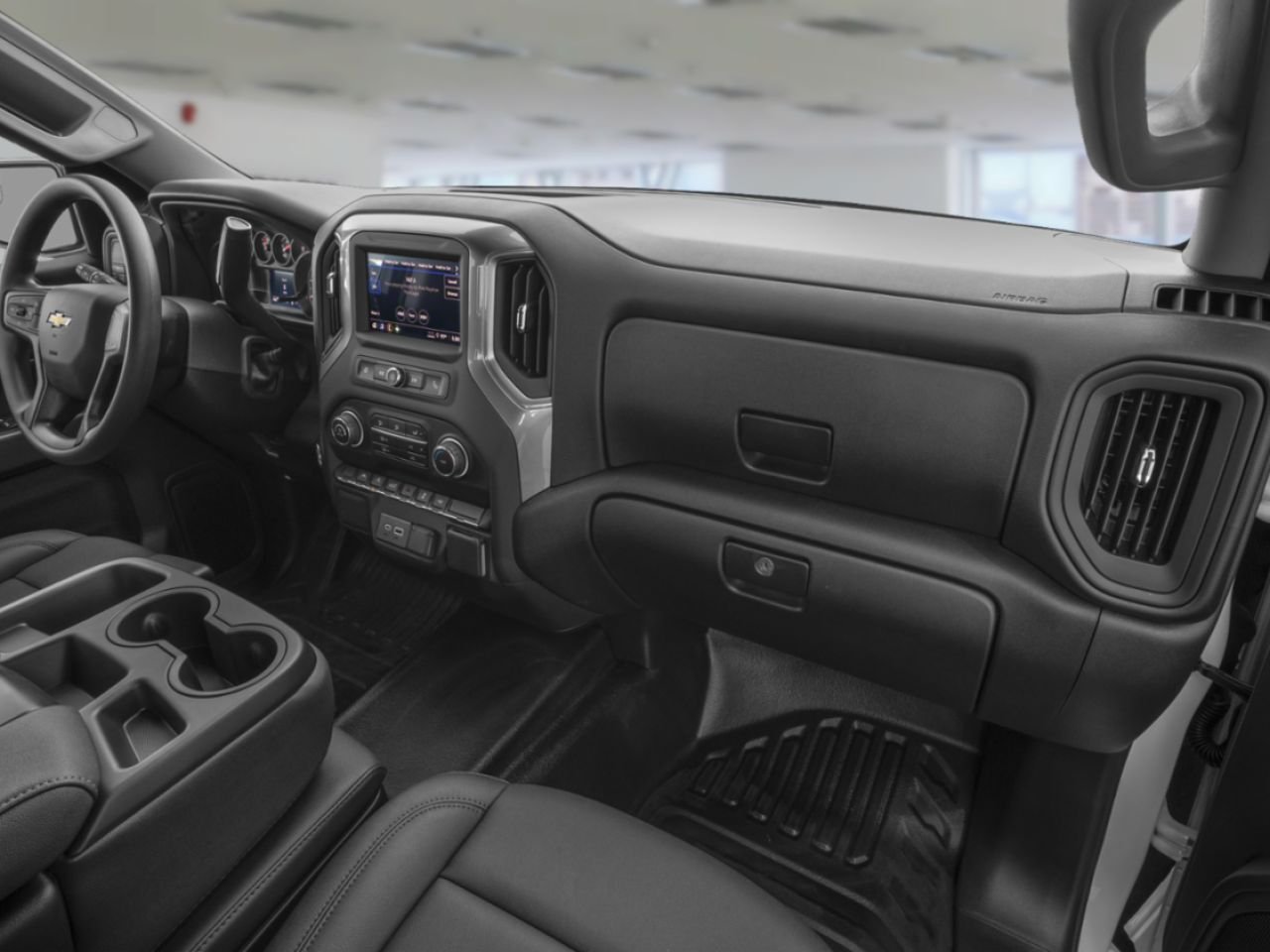 CHEVROLET Silverado 1500 K1500 SILVERADO CREW CAB CUSTOM STD/BOX (1CX) 2026 Noir Châteauguay - photo #7