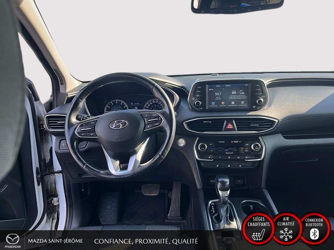 Hyundai Santa Fe 2019 Blanc Saint-Jérôme - photo #21