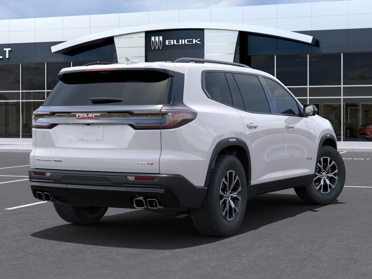 GMC Acadia AT4 2025 Blanc givré, triple couche Granby - photo #3