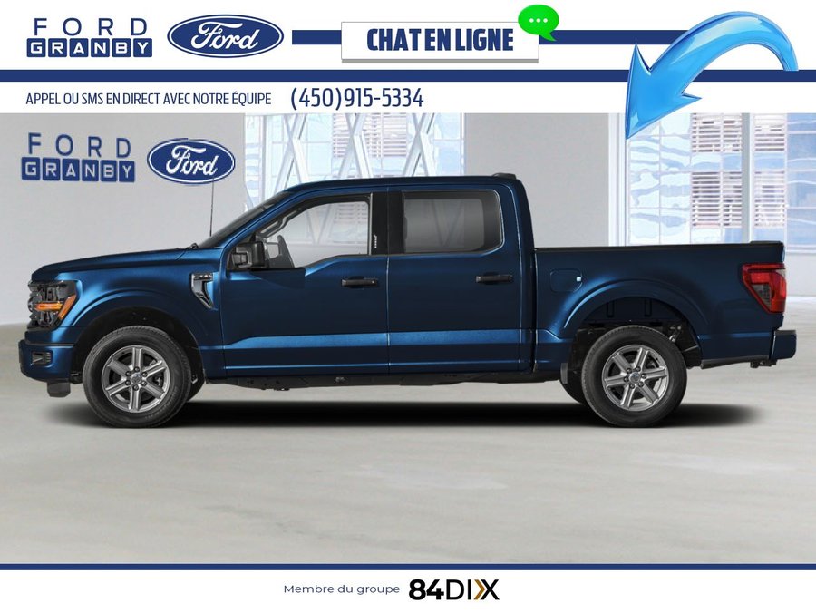 Ford F-150 XLT cabine SuperCrew 4RM caisse de 5,5 pi 2026 Bleu antimatière métallisé