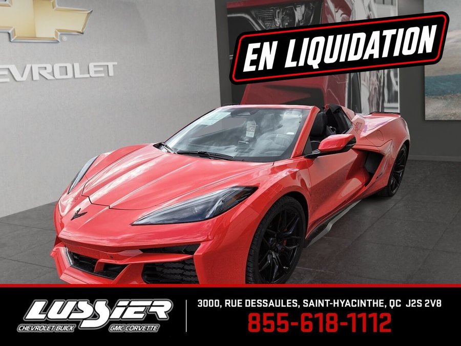 Chevrolet Corvette Z06 cabriolet 2 portes avec 3LZ 2025 Rouge flamme