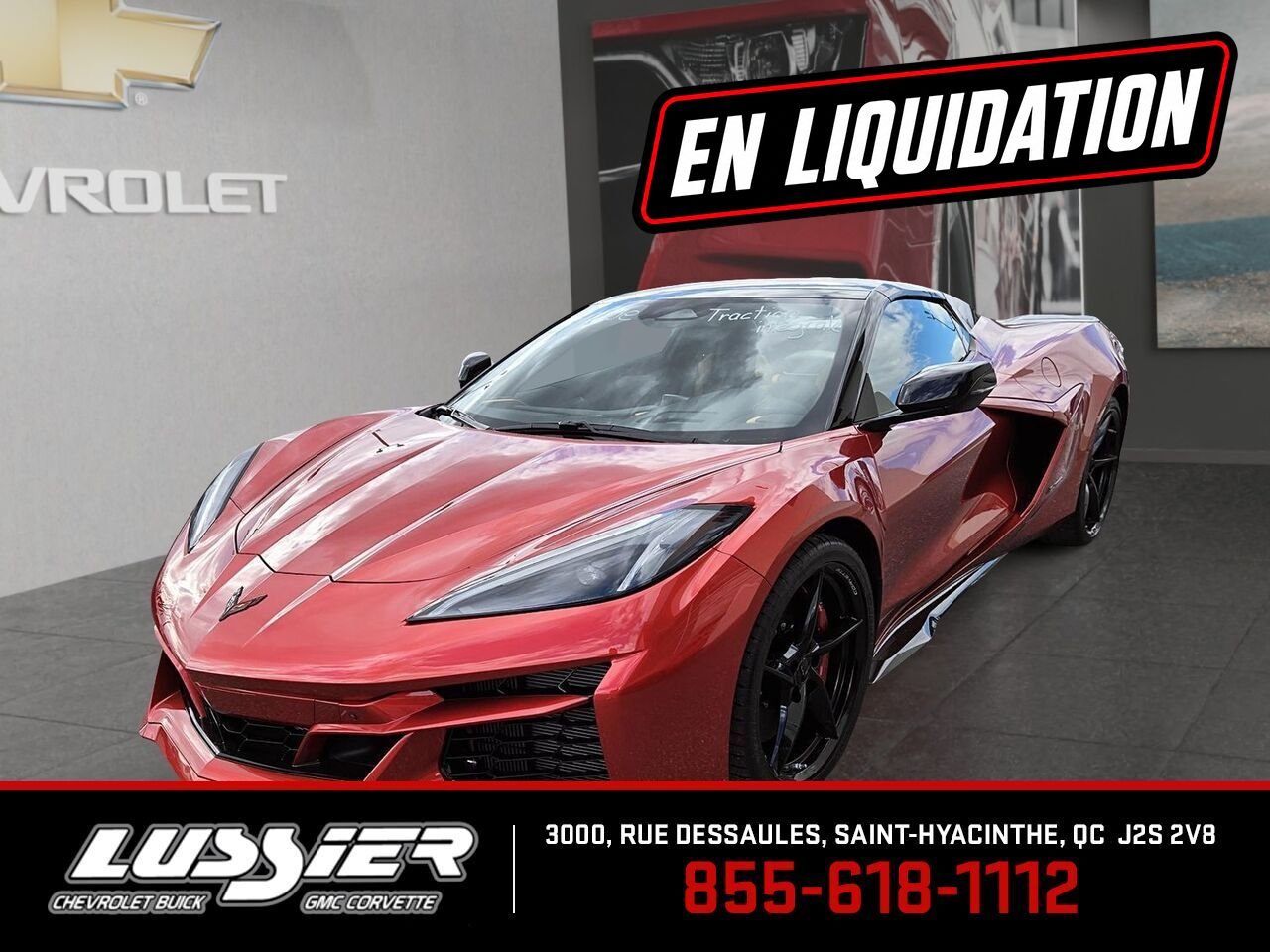 Chevrolet Corvette E-Ray cabriolet 2 portes avec 2LZ 2025 TEINTE ROUGE BRUME METALLISE Saint-Hyacinthe - photo #0
