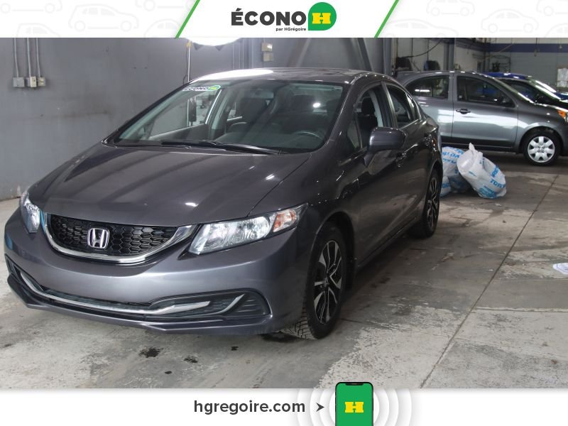 Honda Civic 821030 | EX AUTO A/C TOIT GR ELECT MAGS CAM RECUL 2015 Gris Laval - photo #2