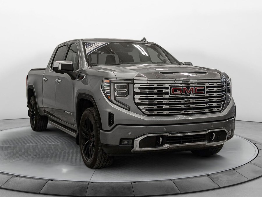 GMC SIERRA 1500 4WD CREW CAB PICKUP Denali Bas Kilométrage Toile de Boite 3.0L Diesel 2024