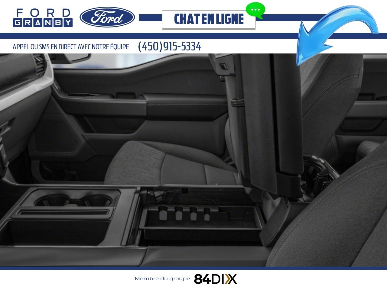 Ford F-150 2023 Gris Granby - photo #3