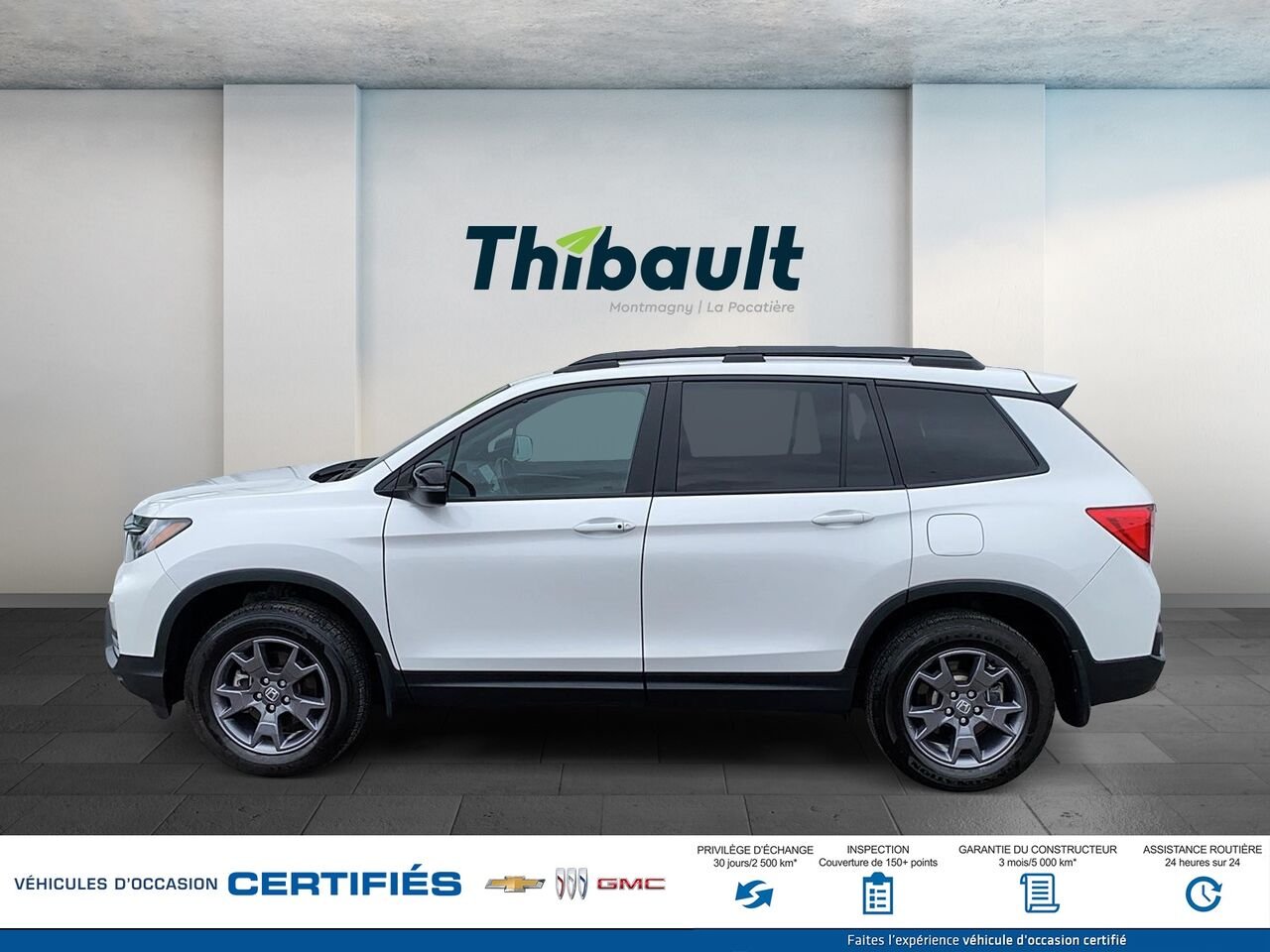 2023 HONDA PASSPORT S Sport Traction Intégrale White Montmagny - photo #4