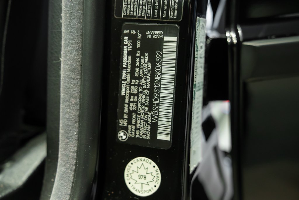 BMW M5 LOW KM! - $94500 USD 1992 Noir Montréal - photo #13