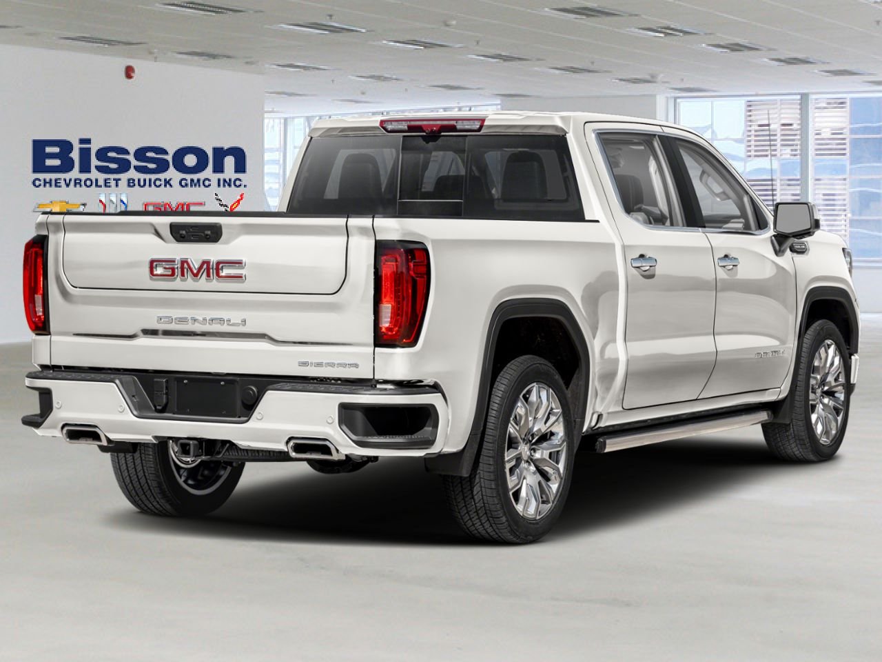 2026 GMC Sierra 1500 Denali cabine multiplace 4RM 157 po Glacier White Tricoat Thetford Mines - photo #2