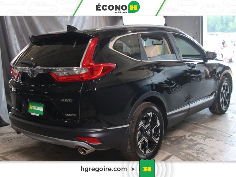 Honda CRV 821256 | TOURING AWD A/C CUIR TOIT MAGS 2018 Noir Laval - photo #6