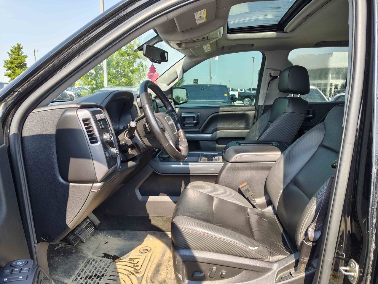 2016 GMC Sierra 1500 4WD Crew Cab 143.5 SLT Black Sherwood Park - photo #7
