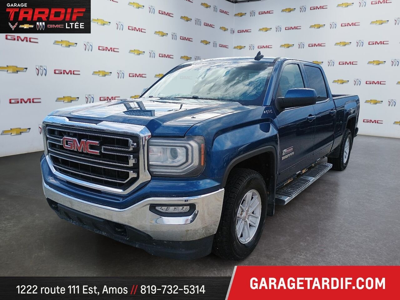 GMC SIERRA 4RM, CAISSE 46238A 2016 Bleu Amos - photo #0