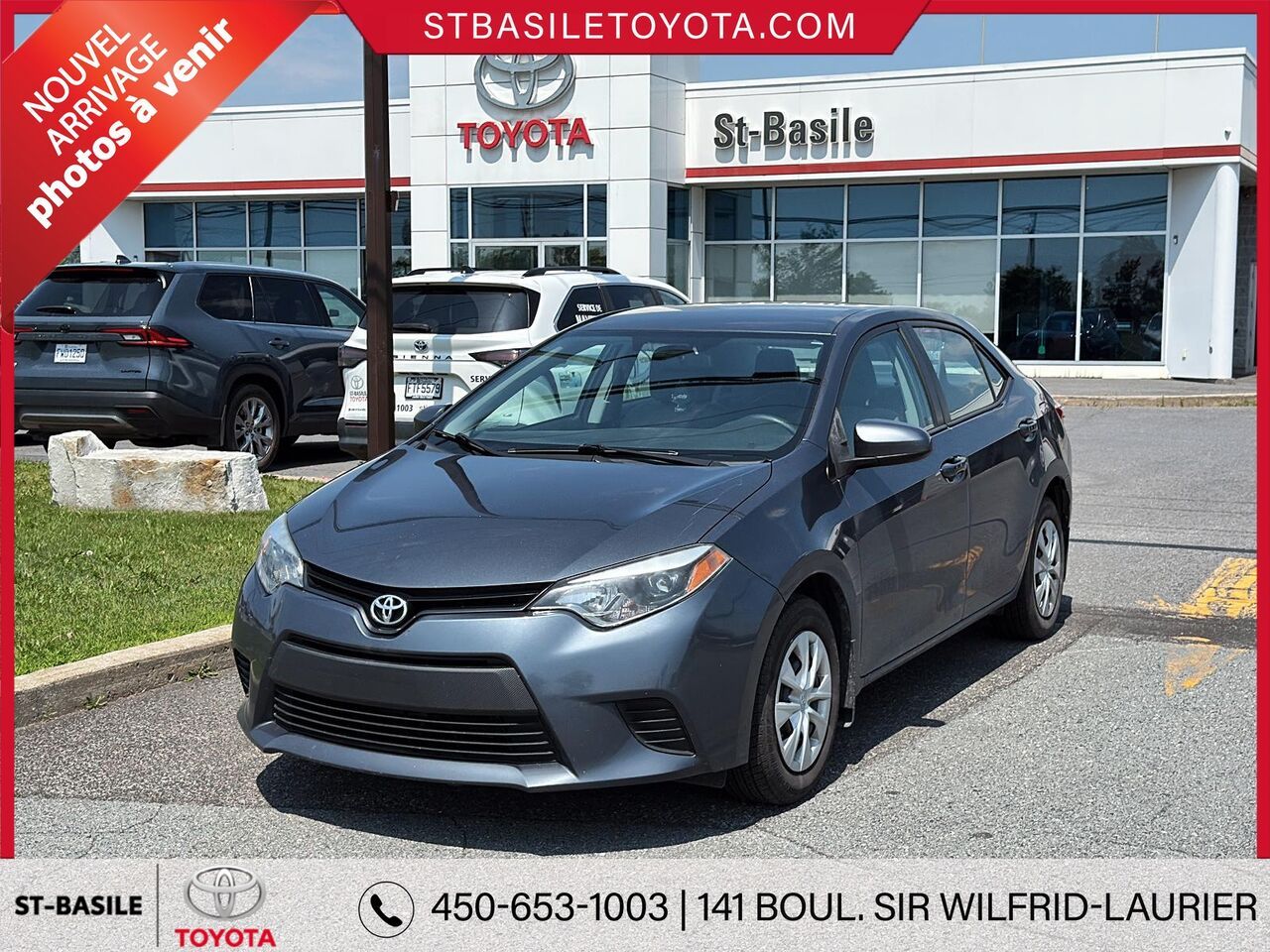 Gray 2016 Toyota Corolla Sedan Automatic