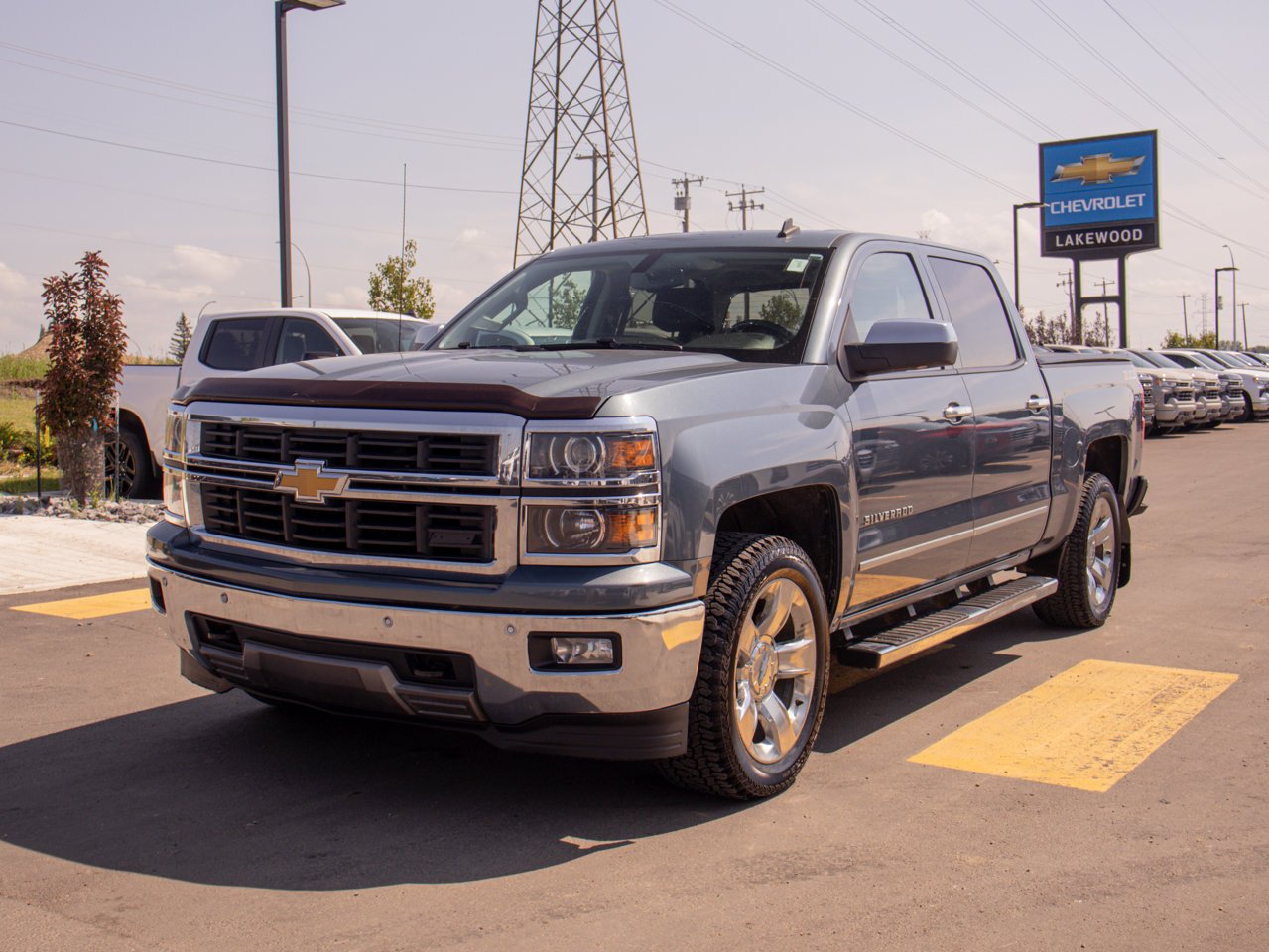 2014 Chevrolet Silverado 1500 4WD Crew Cab Short Box LTZ w/2LZ Blue Sherwood Park - photo #3