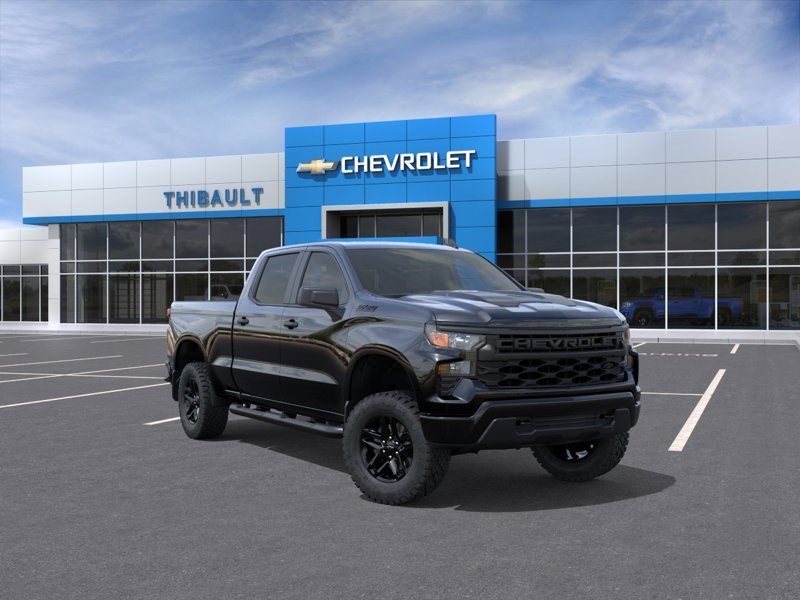 CHEVROLET Silverado 1500 Custom Trail Boss cabine multiplace 4RM 157 po 2026 NOIR