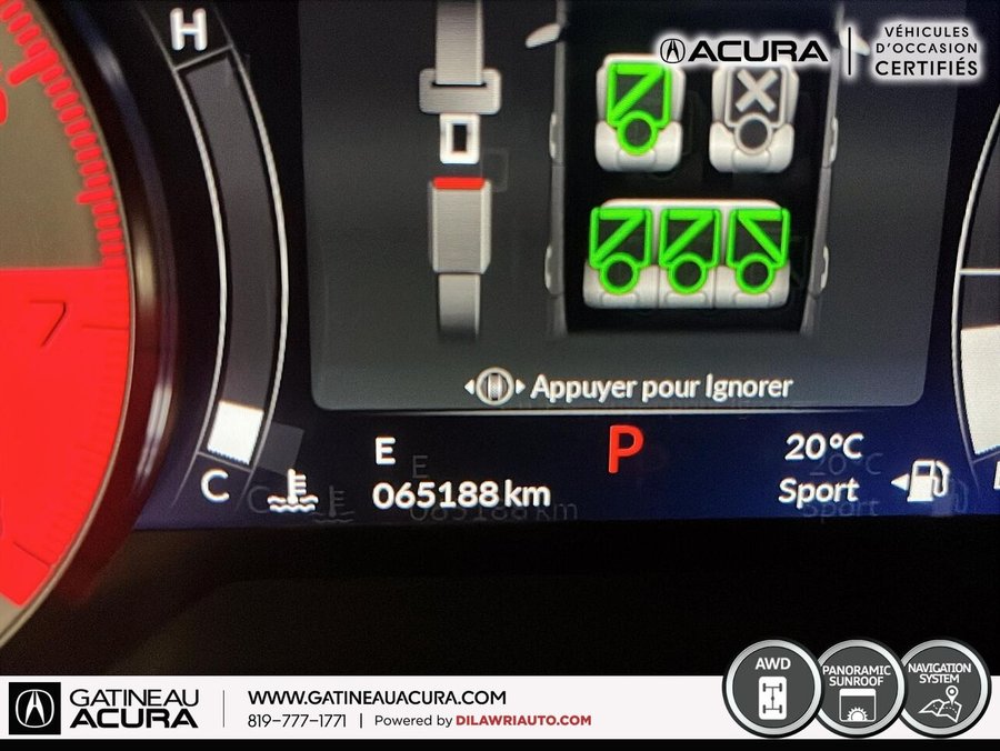 Acura RDX *** UN PROPRIO + CLEAN CARFAX *** 2023 Blanc