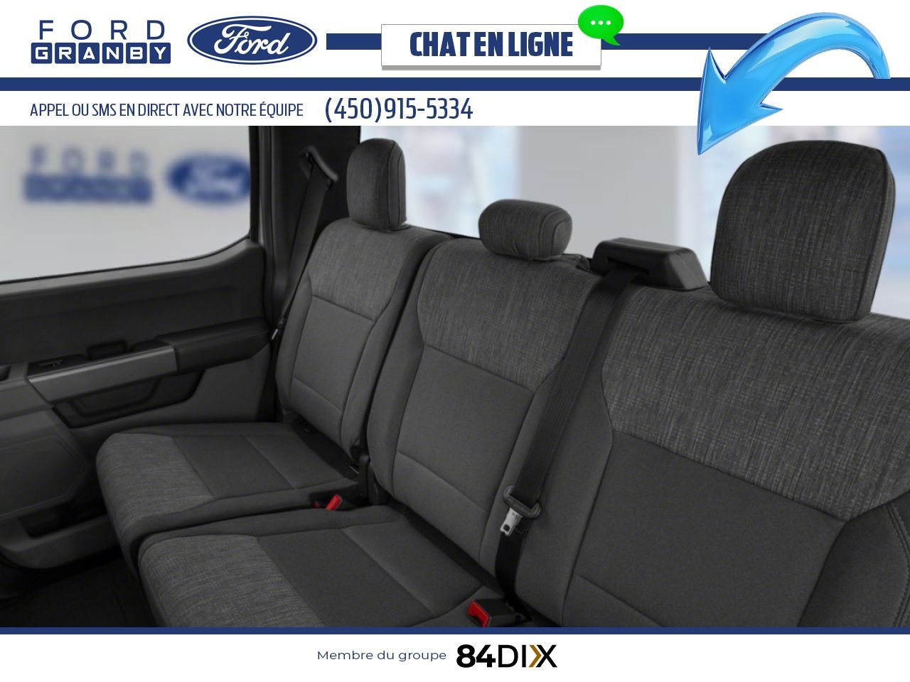 Ford F-150 2023 Gris Granby - photo #6