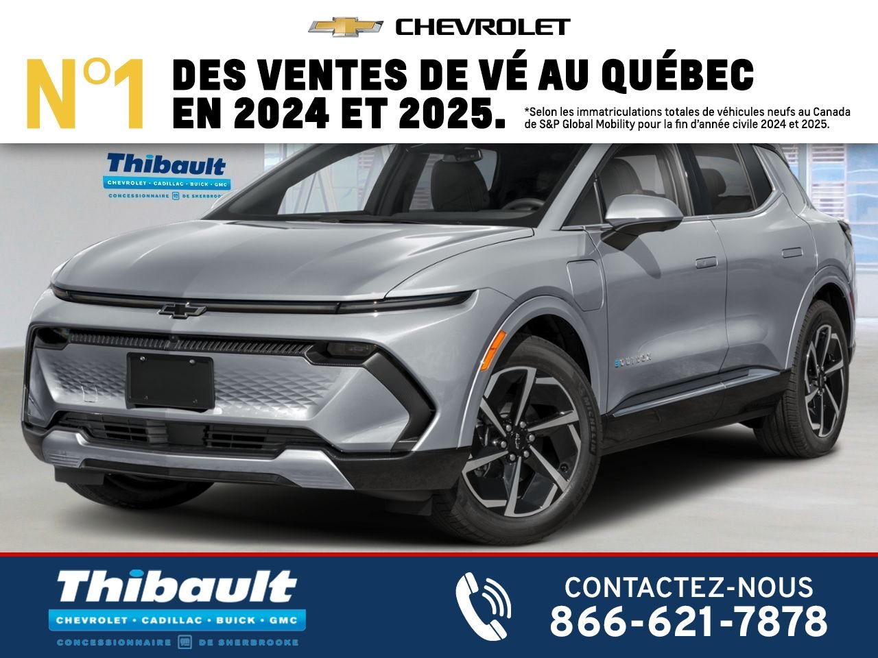 2026 CHEVROLET Equinox EV 4 portes - LT STERLING GREY METALLIC Sherbrooke - photo #0