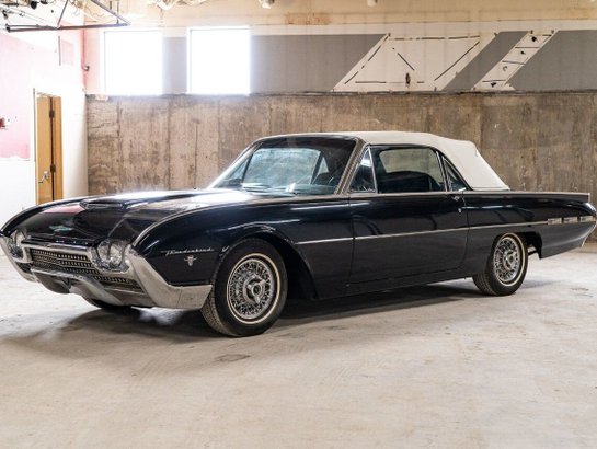 Ford Thunderbird 1962 1962 Noir