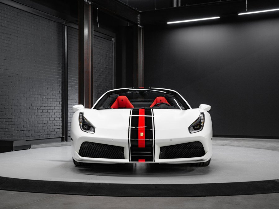 2018 Ferrari 488 Spider 2018 White