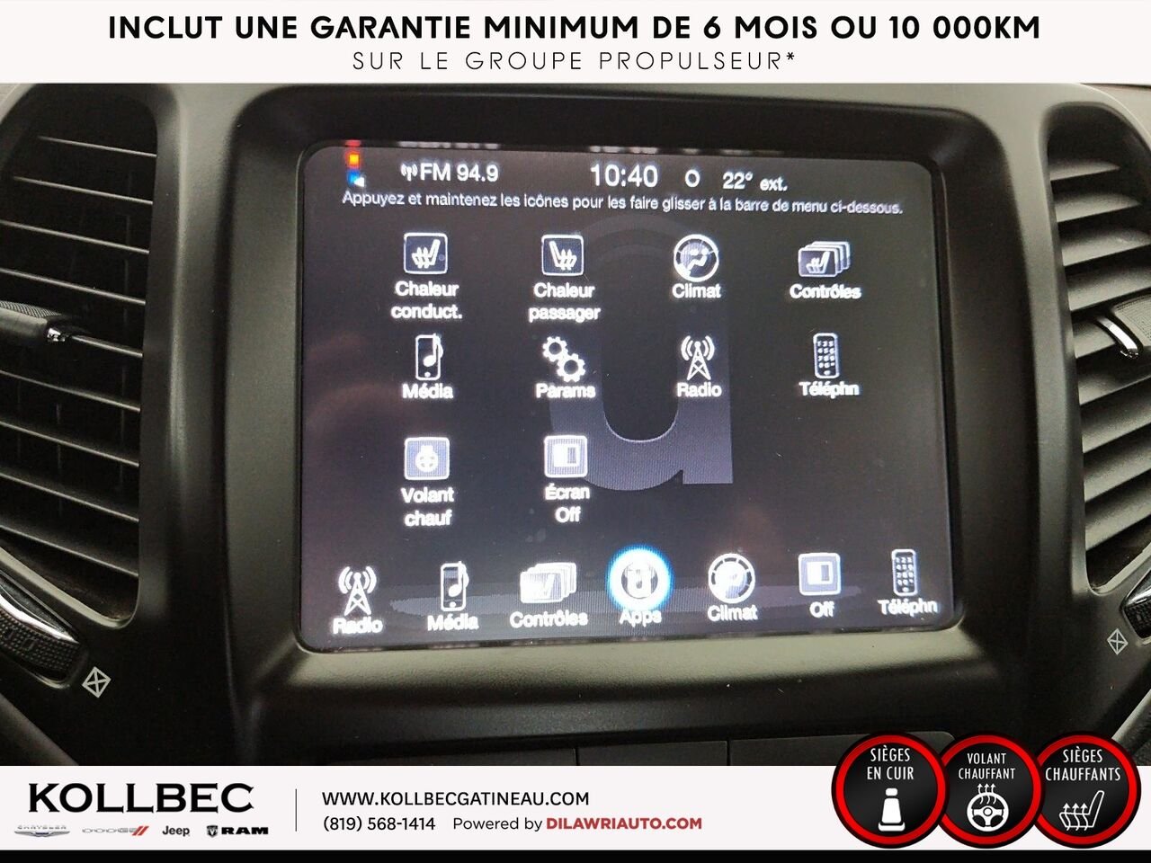 2018 JEEP CHEROKEE 24121 | Trailhawk 4x4 Blue Gatineau - photo #3