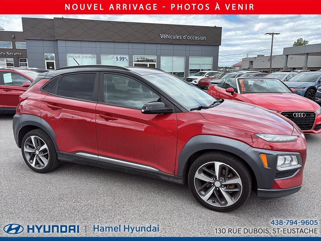 Hyundai Kona 2019 Rouge Saint-Eustache - photo #0