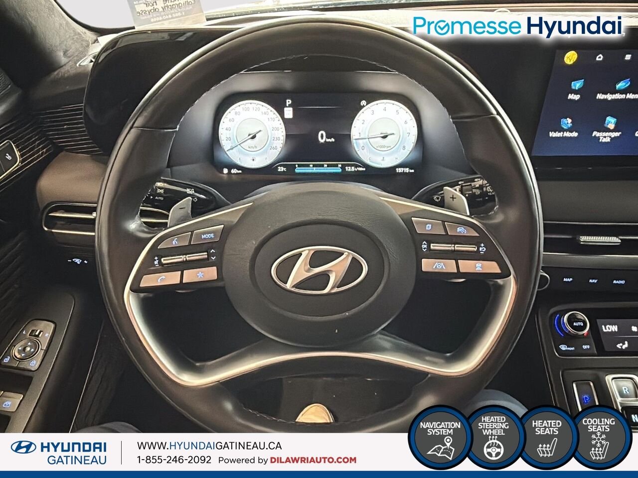 Hyundai Palisade Ultimate Calligraphy *** BLACK EDITION , toute equipe , bas millage *** 2025 Noir Ottawa & Gatineau - photo #11