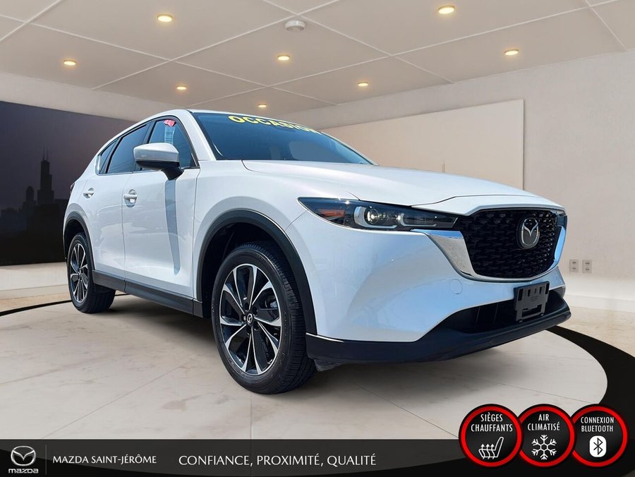 Mazda CX-5 GS LUXURY | TOIT OUVRANT | CUIR | AWD | 2023 Blanc