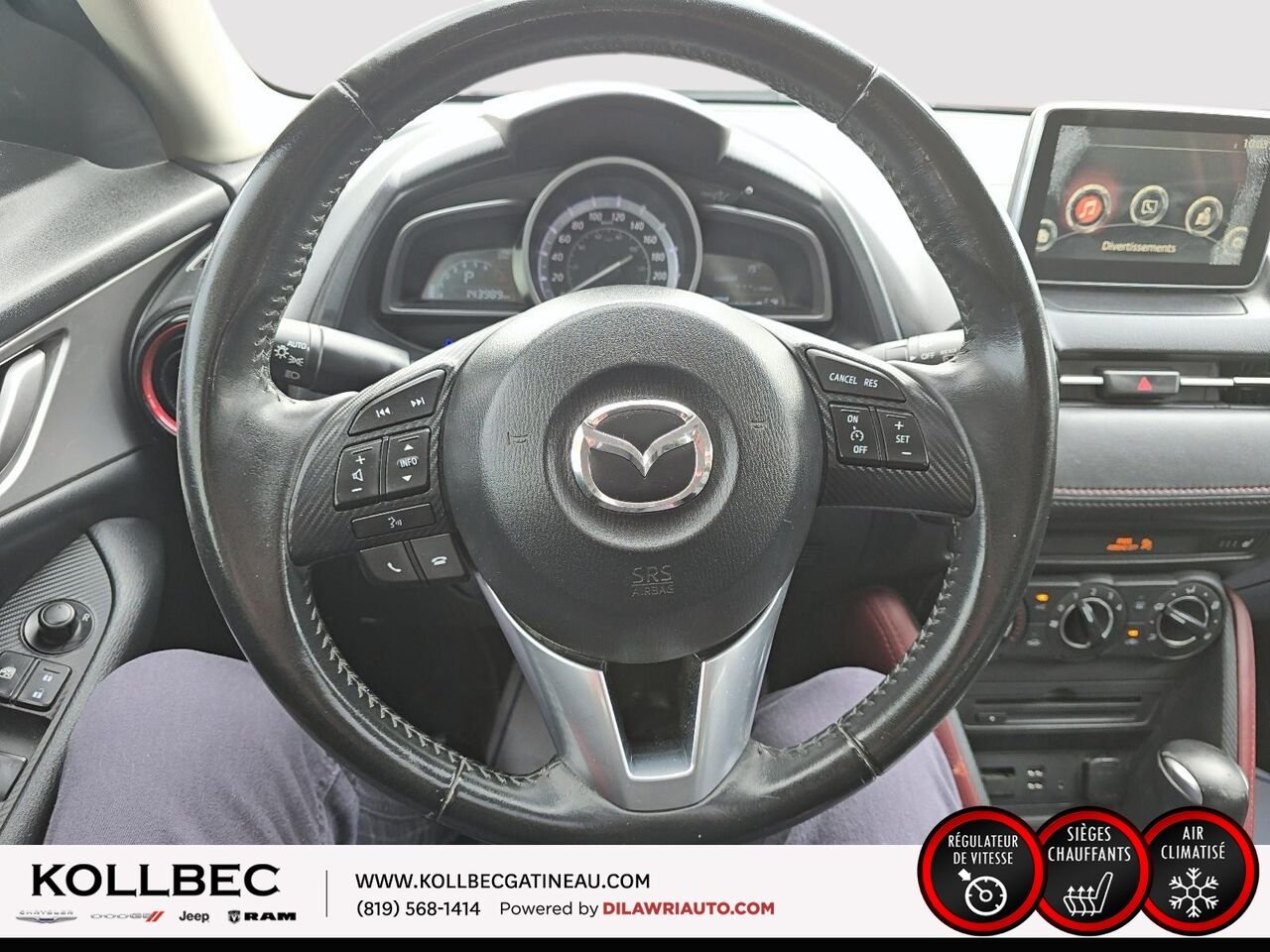 2016 MAZDA CX-3 26102 | GS FWD Red Gatineau - photo #8