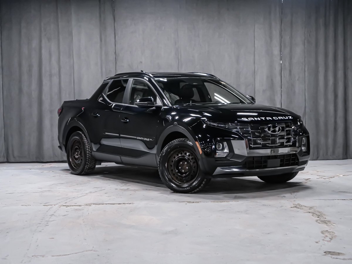 2022 Hyundai Santa Cruz APPLE CAR PLAY VOLANT CHAUFFANT 2 SET DE PNEU Black Montreal - photo #1