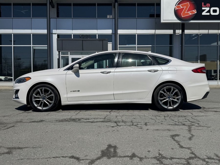 Ford Fusion hybride Titanium 2019 2019 Blanc