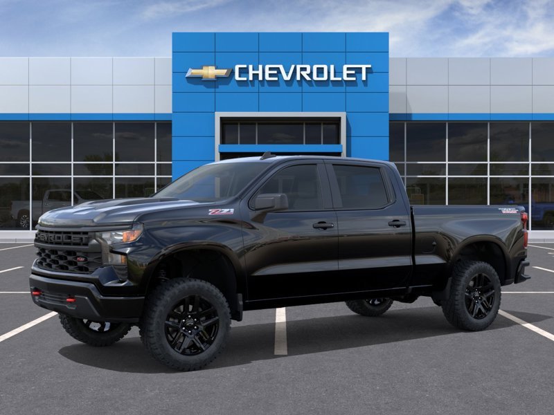 CHEVROLET Silverado 1500 Custom Trail Boss cabine multiplace 4RM 157 po 2026 NOIR Gatineau - photo #1