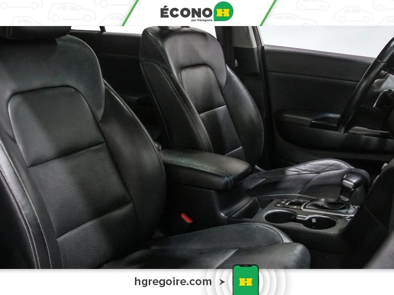 Kia Sportage 725354 | AWD AUTO AC CUIR TOIT NAV GR ELEC MAGS CAM RECUL B 2018 Blanc Laval - photo #25