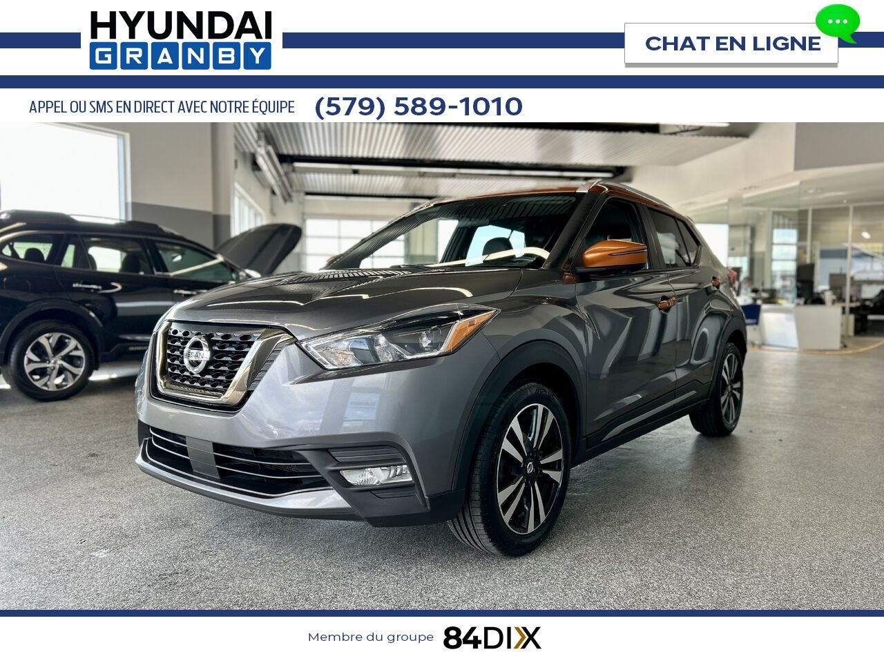 2020 Nissan Kicks Grey Granby - photo #3