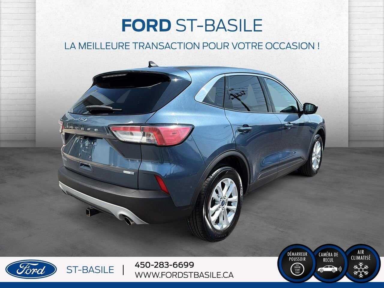 Ford Escape 2020 Bleu Saint-Basile-le-Grand - photo #7