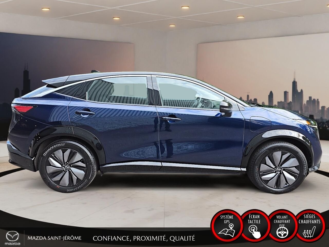 Nissan ARIYA 2023 Bleu Ste-Agathe des Monts - photo #4