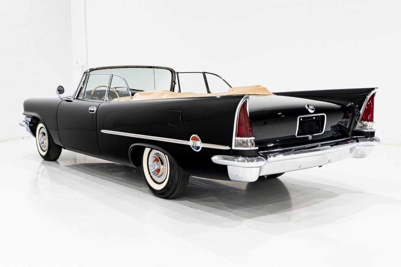 1957 Chrysler 300C 1 of 474 convertibles produced **PRICE IN USD** Black Montreal - photo #1