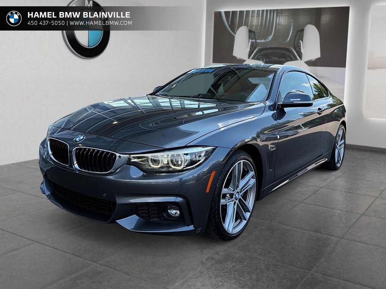 2019 BMW Série 4 430i xDrive coupé Grey Blainville - photo #0