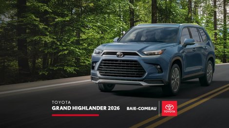 Toyota Grand Highlander 2026 : le nouveau VUS familial 3 rangées enfin dévoilé