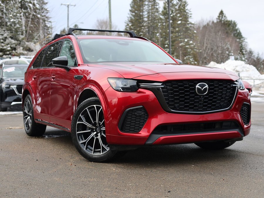 Mazda CX-70 hybride léger Signature, 5 passagers, Mode hybride, awd, Toit ouvrant pano, Sièges à fonction mémoire, Sièges 2025 Rouge