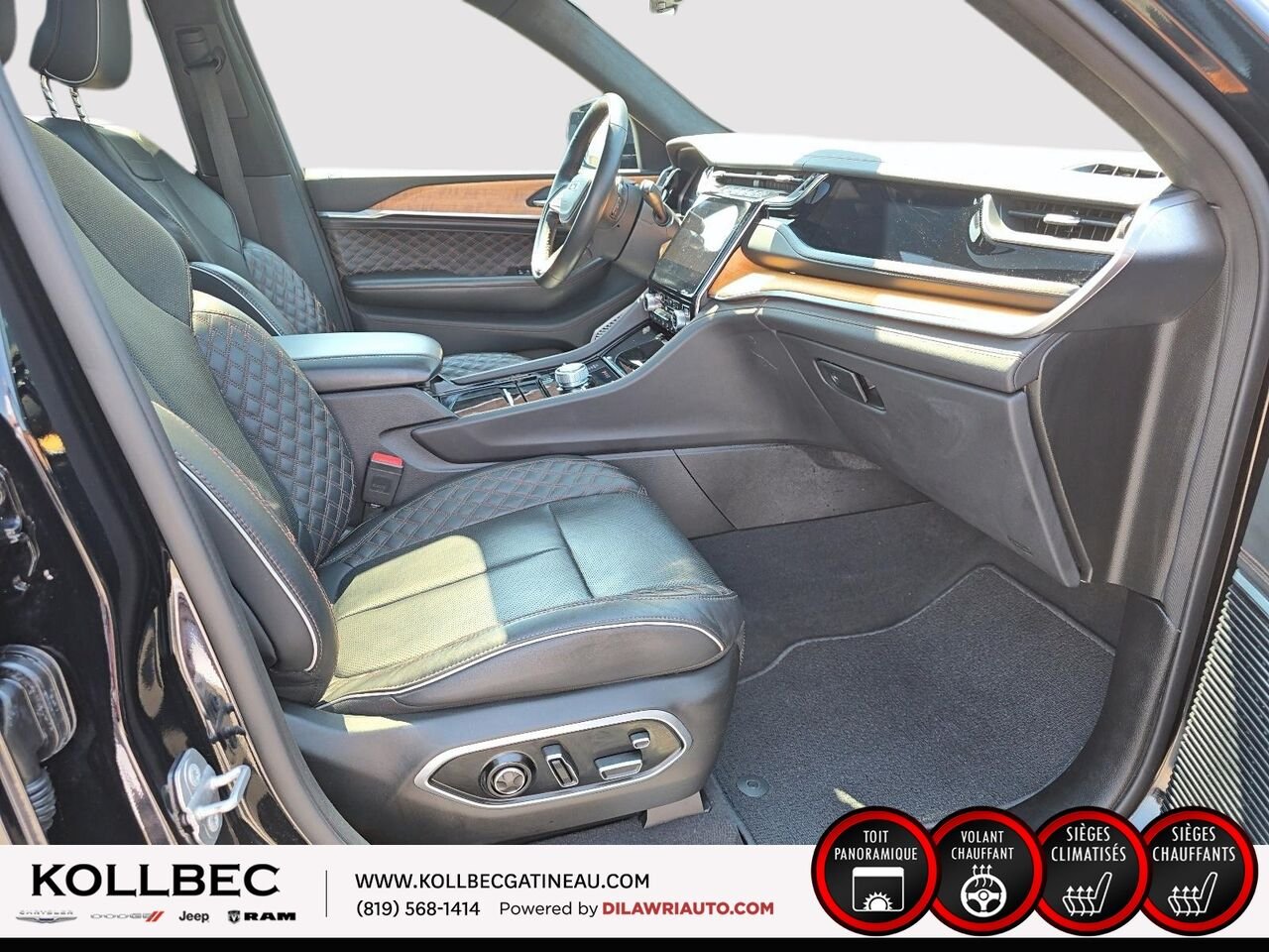 2023 JEEP GRAND CHEROKEE 26961 | Summit Reserve 4x4 Black Gatineau - photo #19
