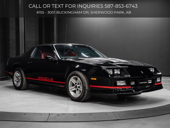 1986 Chevrolet Camaro 1986 Black