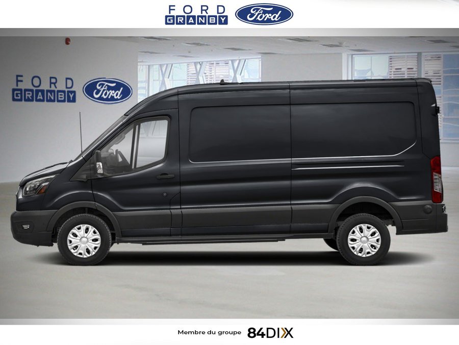 Ford E-Transit fourgonnette utilitaire T-350 EL PA toit surélevé 148 po PNBV de 9 500 lb 2025 Noir agate métallisé