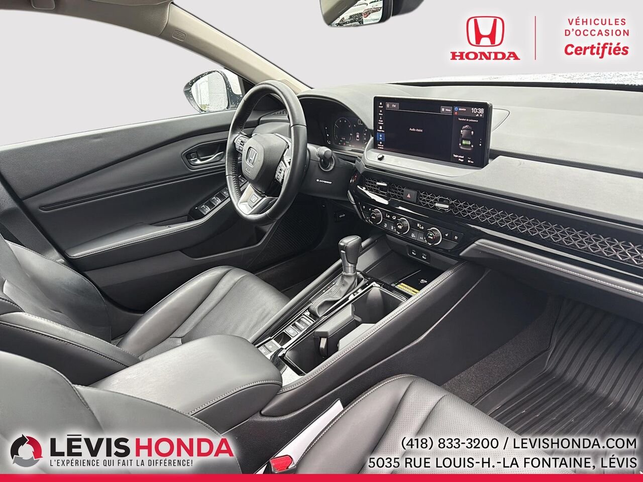 Honda Accord Hybride Touring Touring CVT 2023 Blanc Lévis - photo #6