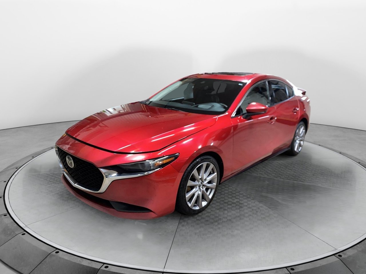 2019 Mazda Mazda3 VIN JM1BPBDM0K1121945 Red Baie-Comeau - photo #0